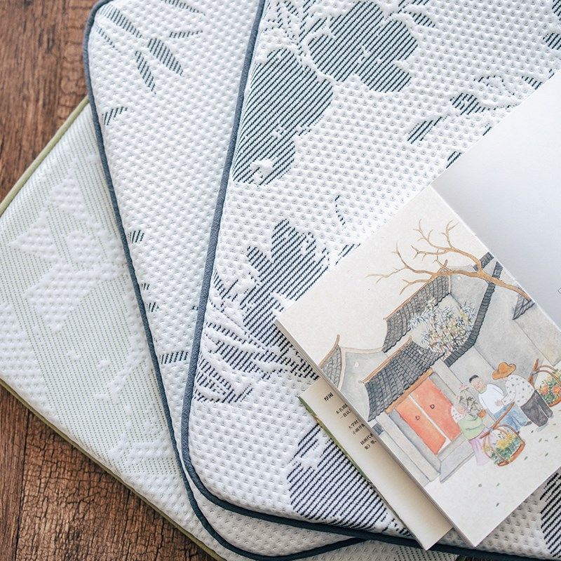 半宅夏天椅垫防滑坐垫夏季垫餐椅垫办公室凉席垫透气冰丝靠垫,居家布艺,椅垫,淘宝优惠券,粉丝福利购,淘宝优惠卷