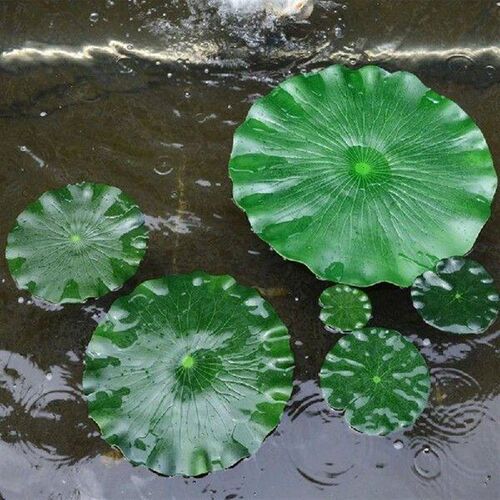 Artificial Floating Lotus Leaves Fake Foliage Plant