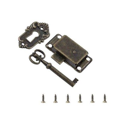 Antique Iron Drawer Locks Decorative Furniture Locks with