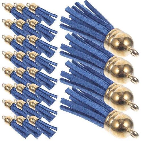 100 Pcs Colorful Leather Tassels Keychains for H bags