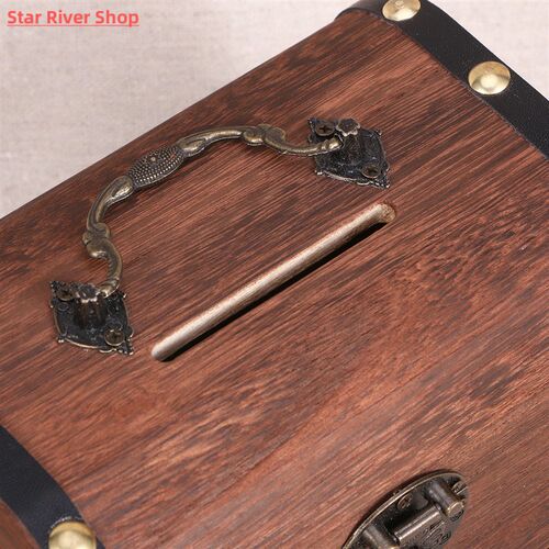 Vintage Treasure Storage Box Piggy Bank Organizer Saving Box