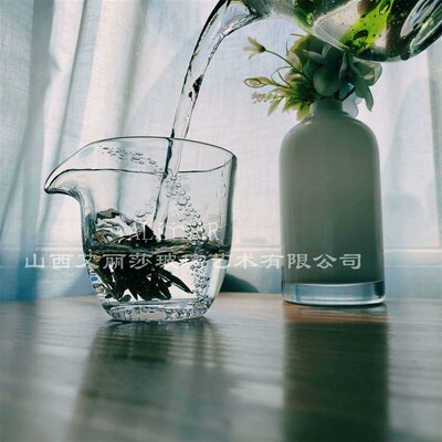 Coloured Glaze Public Cup Bubble Glass Tea Cup Household Tra