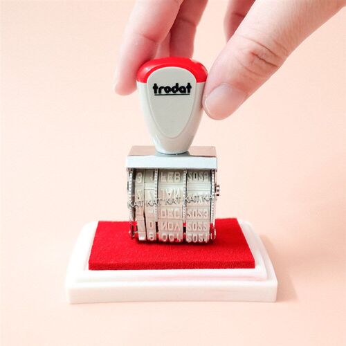 Date Stamps New Creative DIY Business Rubber Stamp with Adju