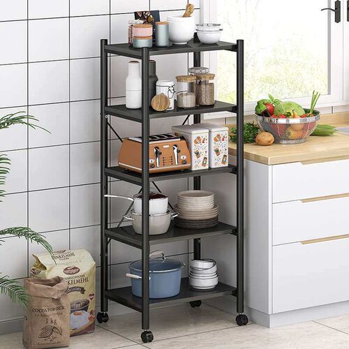 Yijiada Kitchen Storage Rack Floor Multi-layer Multi-functio