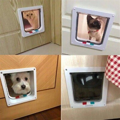 Hot Sale Magnetic 4-Ways Lockable Pet Dog Puppy Cat Flap