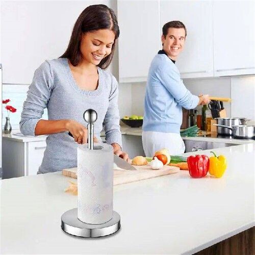 Standing Paper Towel Holder Stainless Steel Paper Towel