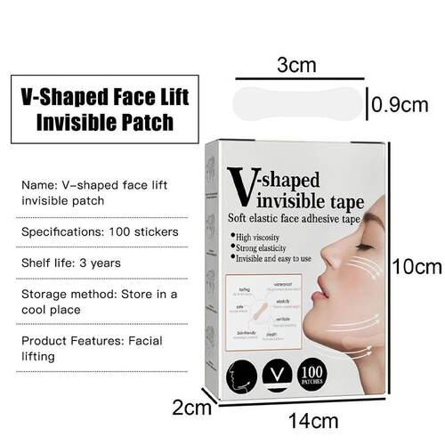 Invisible Face Lifter Tape Waterproof V Face Adhesive Tape F