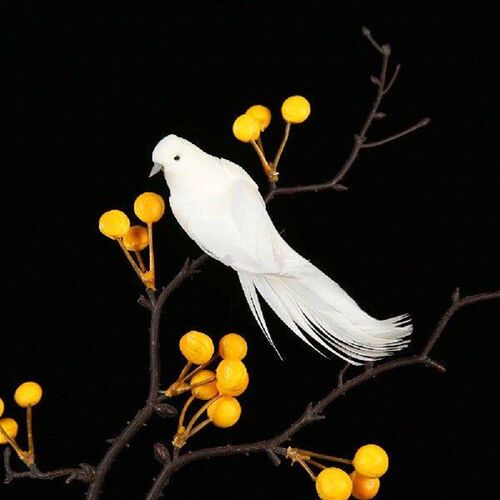 12pcs Imitation Feather Bird Handmade DIY Crafts Feather