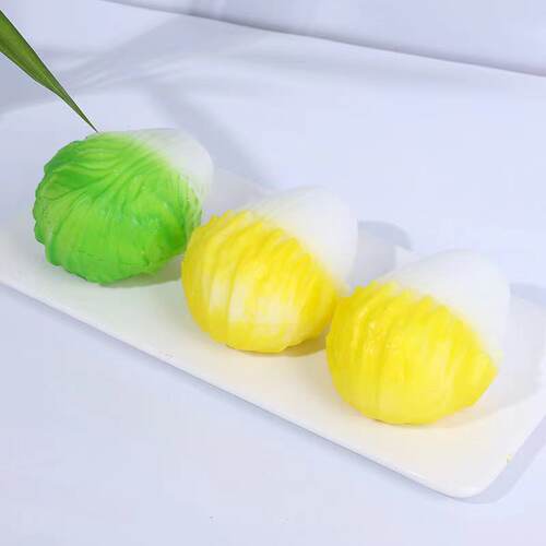 Squishy fruits vegetables fun pinch Fidget Toys减压白菜玩具