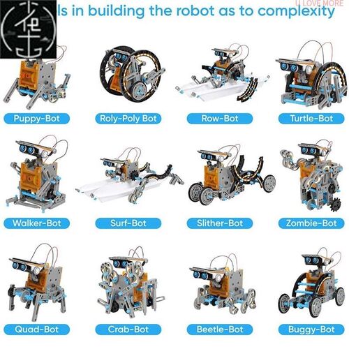 Solar Robot Kits High-Tech Science Toys for Boys and Girls I