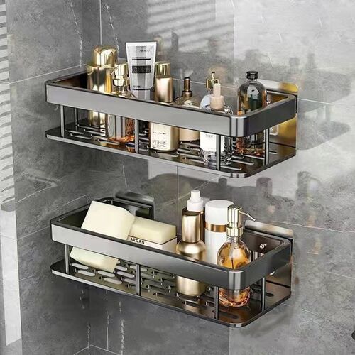 Bathroom rack aluminum alloy Shower caddy shelf Storage rack
