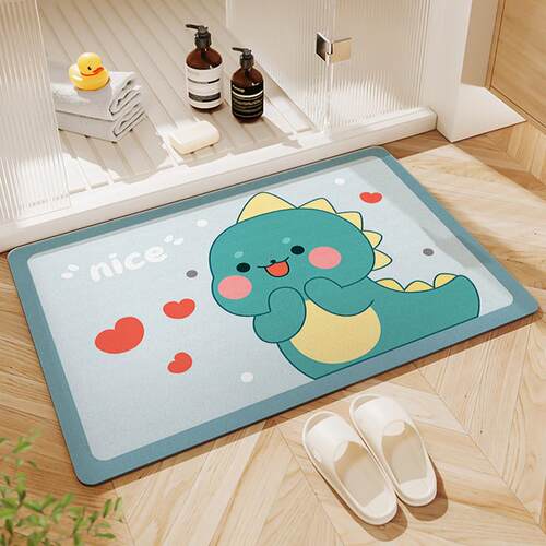 Floor mat bathroom strong water absorption bathroom foot跨境