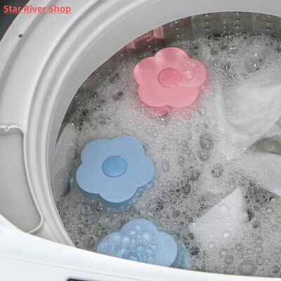Laundry Ball Floating Pet Fur Lint Hair Catcher Clothes Clea