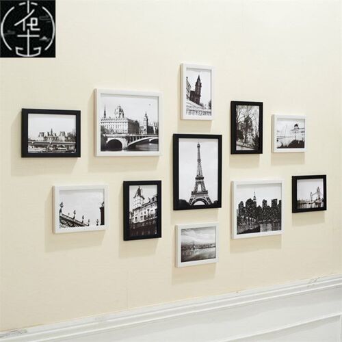 11pcs/Lot Wooden Multi Photo Frame Picture Frames Wall Hang