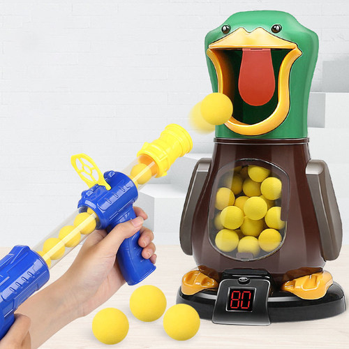 Hungry Shooting Duck Toys 98K Pistol Air-powered Gun Soft Bu