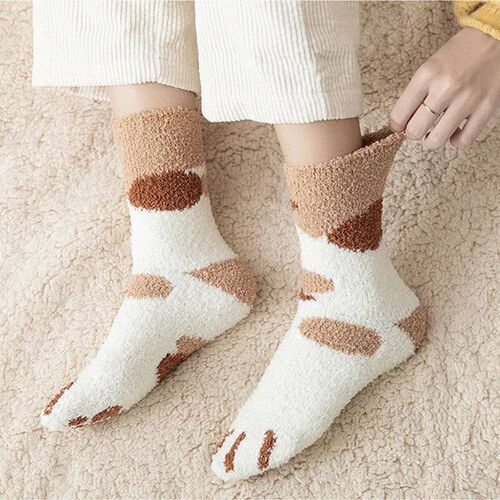 Dreamlikelin Kawaii Cartoon White Socks for Women Cute 3d Do