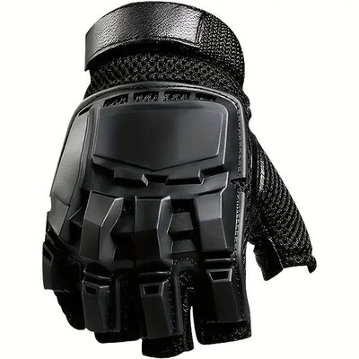 Thermal Fingerless Gloves - Warm, Water-Resistant, and Grip-