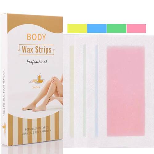 20Pcs Professional Hair Removal Wax Strips Waxing Wipe Stick
