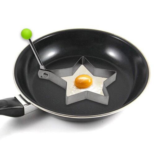 Creative Stainless steel egg fryer heartshaped mold for stea
