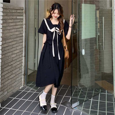 Fashion temperament sweet college style A- line skirt female