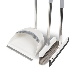 household cleaning broom set sweeping mop wool dustpan soft