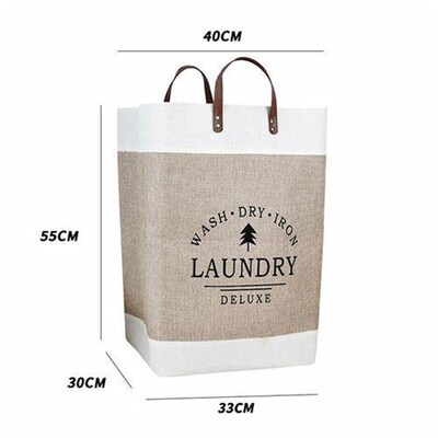 Large Capacity Laundry Basket Dirty Clothes Basket Fabric La