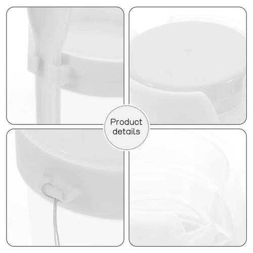 Cereal Oats Jars Overnight Containers With Cover Mason Bottl
