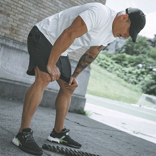 Running Shorts Men 2in1 Quick Dry GYM运动裤Sport Short Pants