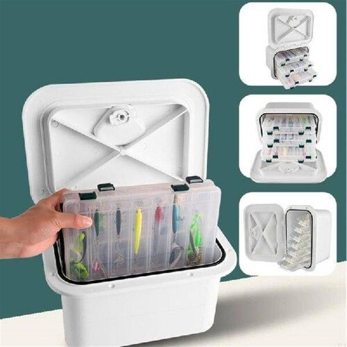Marine Deck Storage Box Boats Accessory Fishing Tackle