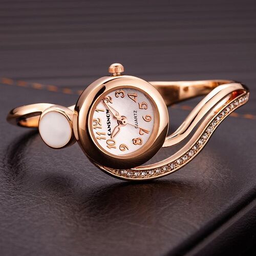 New Luxury Watch For Women Rose Gold Small Dial Watches Full