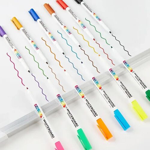 12 Color Whiteboard Markers Pen Fine Tip Dry Erase Marker Pe