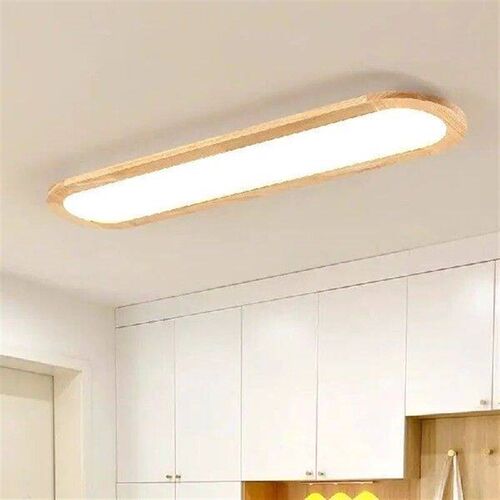 Wooden Modern LED Ceiling Lights For Living Room Bedroom