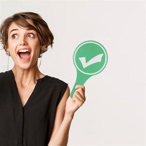 3pcs Classroom Voting Paddles Handy Teacher Classroom Event