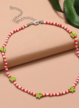 Summer Boho Korea Lovely Daisy Flowers Colorful Beaded Charm