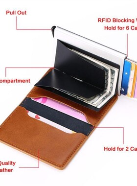 Custom Name Wallet Man Wallet Card Holder Smart Wallet 钱包