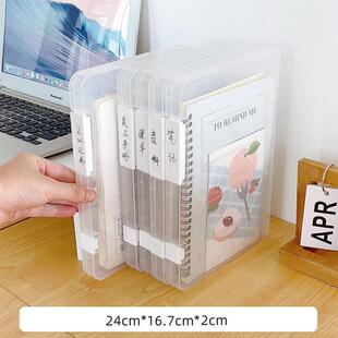 Plastic Document Organizer Organized Clear Square Shape Stor