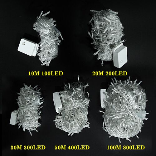 220V LED Fairy Light Christmas Outdoor String Lights Garland