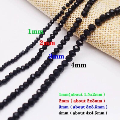 New 2 3 4mm Dyeing Rondelle Crystal Glass Beads Summer Color