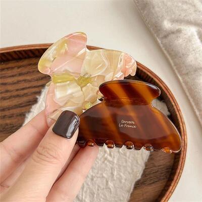 1PC acetic acid high-end sweet medium ponytail grab clip hai