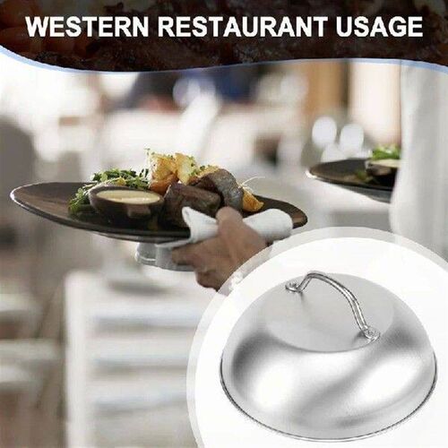 Stainless Steel Steak Cover Thicken Western Restaurant