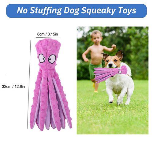 Plush Octopus Soft Dog Stuffed for Large Dogs Cute Pet Chew