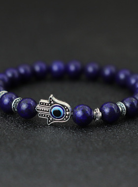 Turkey Evil Eyes Bracelet For Men Women Gothic Fatima Hand