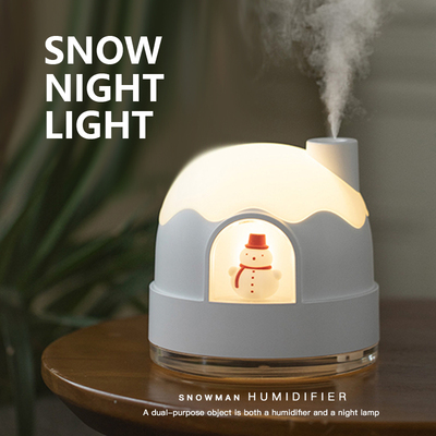 Snow House  Humidifier Night Light 雪屋加湿夜灯 2in1设计