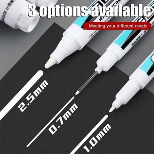 1pc White Acrylic Marker Paint Pen for Wool Canva Tire Glass