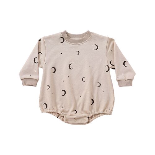 Baby Romper 2025 SpringAutumn BoysGirlsFloral Printed Long S