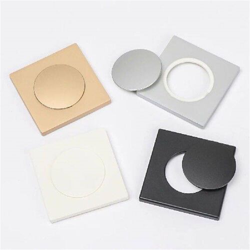 Square Wall Wire Hole Cover ABS Self-adhesive Snap-on Panel