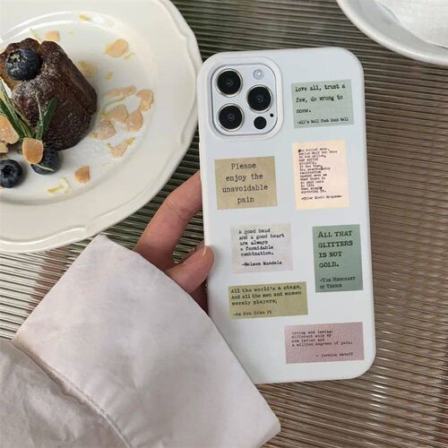 10/30/60Pcs Retro Famous Saying Waterproof Decorative ers Ki