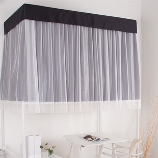 强物理遮光上铺大学生宿舍帘子下铺男床围加厚层蚊帐床帘一体式