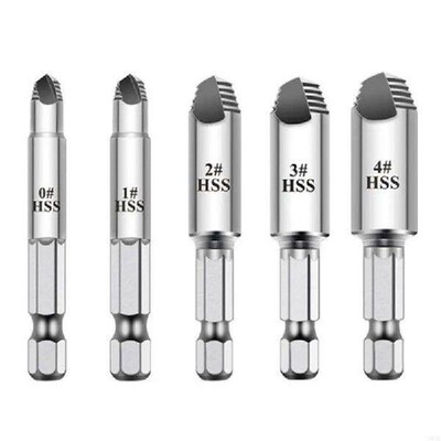 H8WB 5Piece Screw Extractor With Portable Storage Box