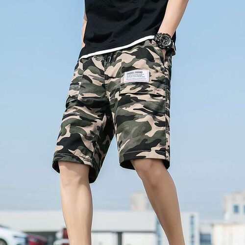 Tooling Short Pants Mens Fashionable Summer Straight All-ma